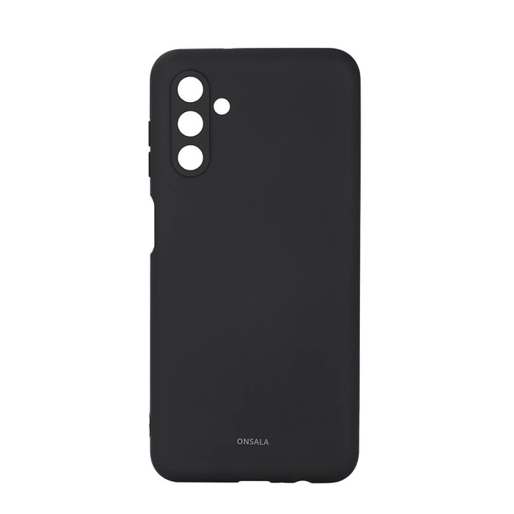 Onsala Suojakuori Silikooni Black - Samsung Galaxy A13 5G/A13 4G/A04s 4G ryhmässä ÄLYPUHELIMET JA TABLETIT / Puhelimen suojakotelo / Samsung @ TP E-commerce Nordic AB (C15865)