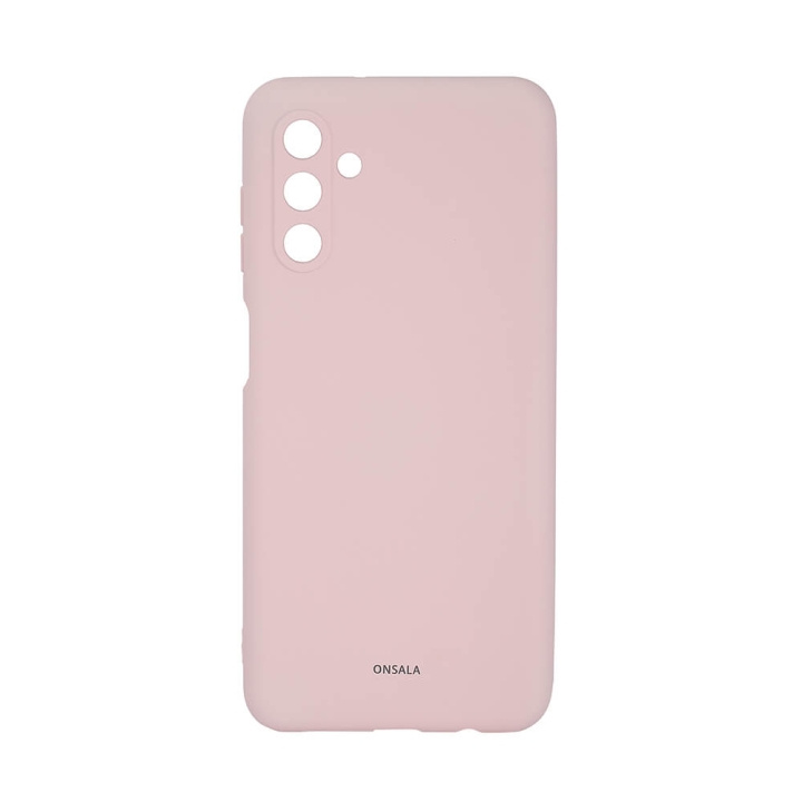 ONSALA Suojakuori Silikooni Chalk Pink - Samsung Galaxy A13 5G / A04s ryhmässä ÄLYPUHELIMET JA TABLETIT / Puhelimen suojakotelo / Samsung @ TP E-commerce Nordic AB (C15866)