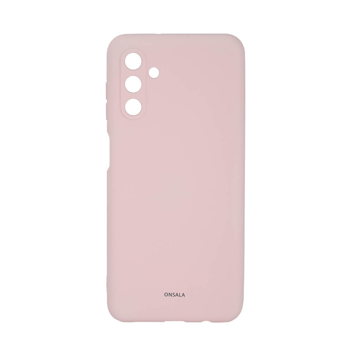 Onsala Suojakuori Silikooni Chalk Pink - Samsung Galaxy A13 5G / A04s ryhmässä ÄLYPUHELIMET JA TABLETIT / Puhelimen suojakotelo / Samsung @ TP E-commerce Nordic AB (C15866)
