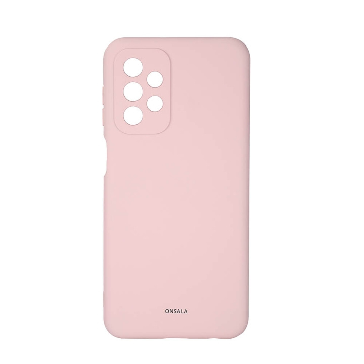 ONSALA Mobilfodral Silikooni Chalk Pink - Samsung Galaxy A23 5G ryhmässä ÄLYPUHELIMET JA TABLETIT / Puhelimen suojakotelo / Samsung @ TP E-commerce Nordic AB (C15868)