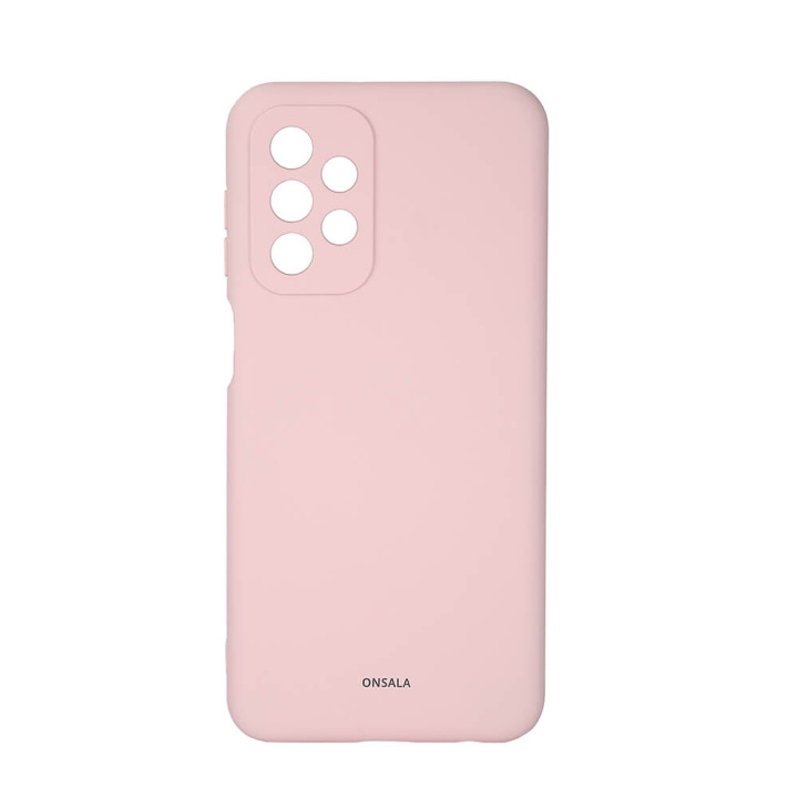 Onsala Mobilfodral Silikooni Chalk Pink - Samsung Galaxy A23 5G ryhmässä ÄLYPUHELIMET JA TABLETIT / Puhelimen suojakotelo / Samsung @ TP E-commerce Nordic AB (C15868)