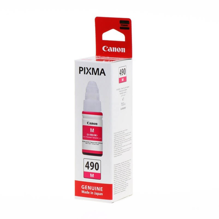 Canon Musteet 0665C001 GI-490 Magenta ryhmässä TIETOKOONET & TARVIKKEET / Tulostimet & Tarvikkeet / Musteet ja väriaineet / Mustepatruunat / Canon @ TP E-commerce Nordic AB (C15898)