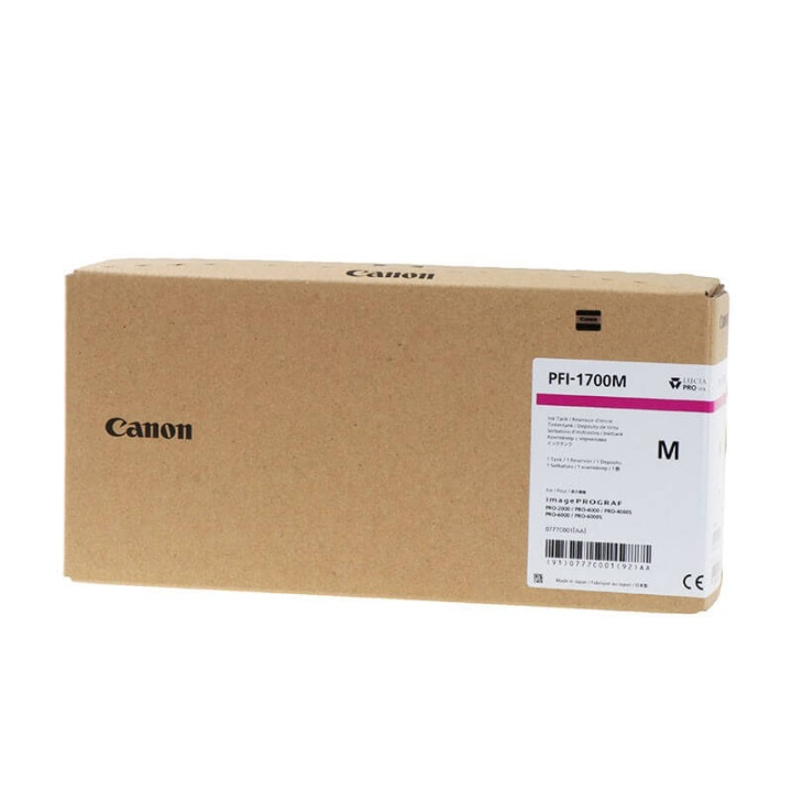 Canon Musteet 0777C001 PFI-1700 Magenta ryhmässä TIETOKOONET & TARVIKKEET / Tulostimet & Tarvikkeet / Musteet ja väriaineet / Mustepatruunat / Canon @ TP E-commerce Nordic AB (C15903)