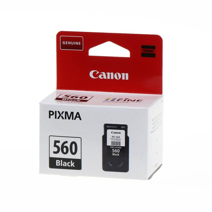 Canon Musteet 3713C001 PG-560 Musta ryhmässä TIETOKOONET & TARVIKKEET / Tulostimet & Tarvikkeet / Musteet ja väriaineet / Mustepatruunat / Canon @ TP E-commerce Nordic AB (C15935)