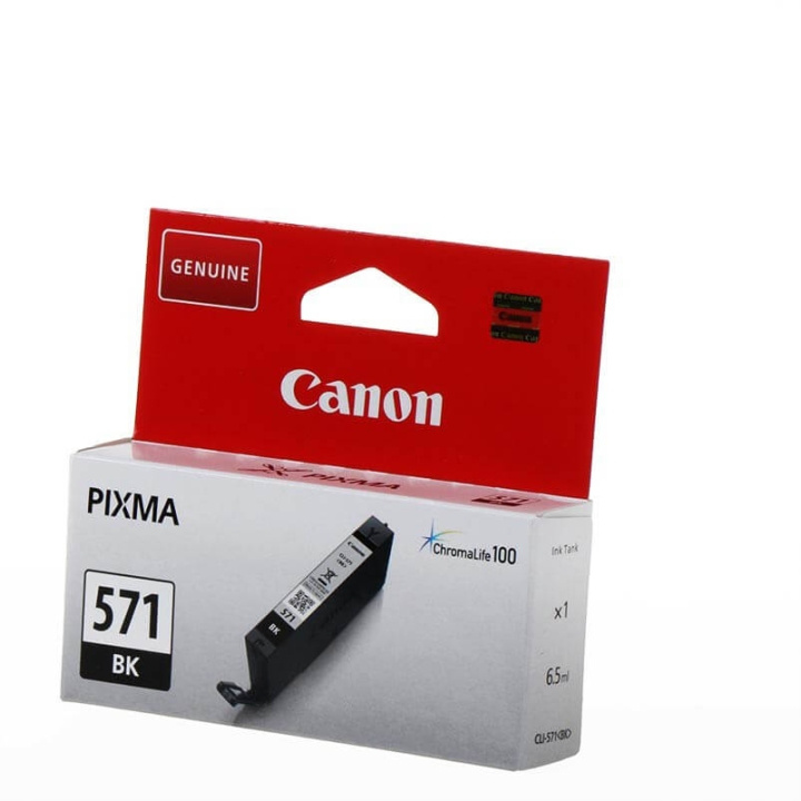 Canon Musteet 0385C001 CLI-571 Musta ryhmässä TIETOKOONET & TARVIKKEET / Tulostimet & Tarvikkeet / Musteet ja väriaineet / Mustepatruunat / Canon @ TP E-commerce Nordic AB (C15956)