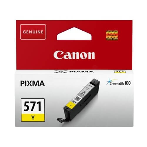 Canon Musteet 0388C001 CLI-571 Keltainen ryhmässä TIETOKOONET & TARVIKKEET / Tulostimet & Tarvikkeet / Musteet ja väriaineet / Mustepatruunat / Canon @ TP E-commerce Nordic AB (C15960)