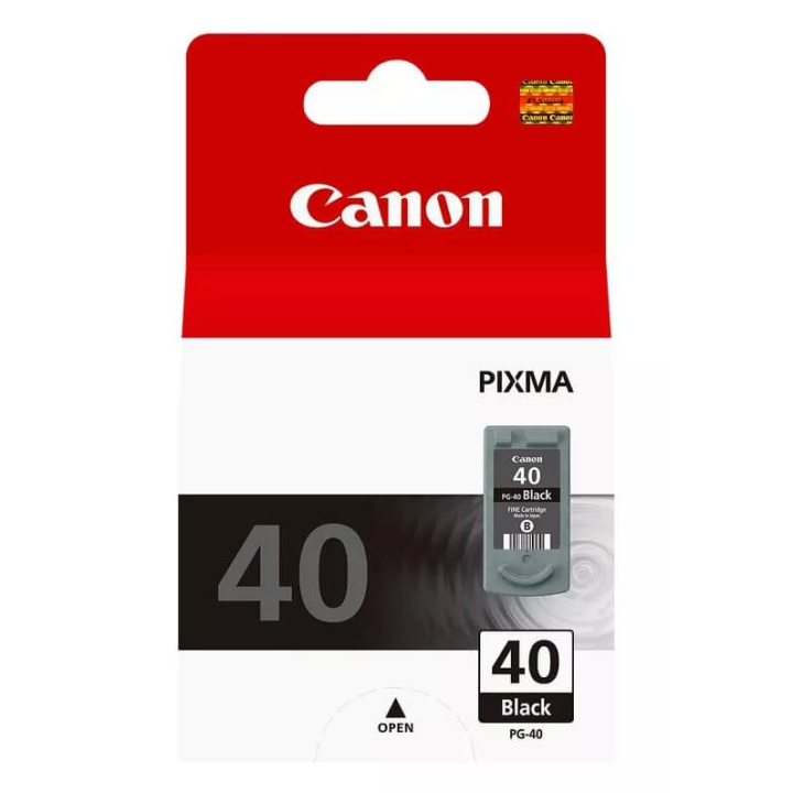 Canon Musteet 0615B001 PG-40 Musta ryhmässä TIETOKOONET & TARVIKKEET / Tulostimet & Tarvikkeet / Musteet ja väriaineet / Mustepatruunat / Canon @ TP E-commerce Nordic AB (C15962)