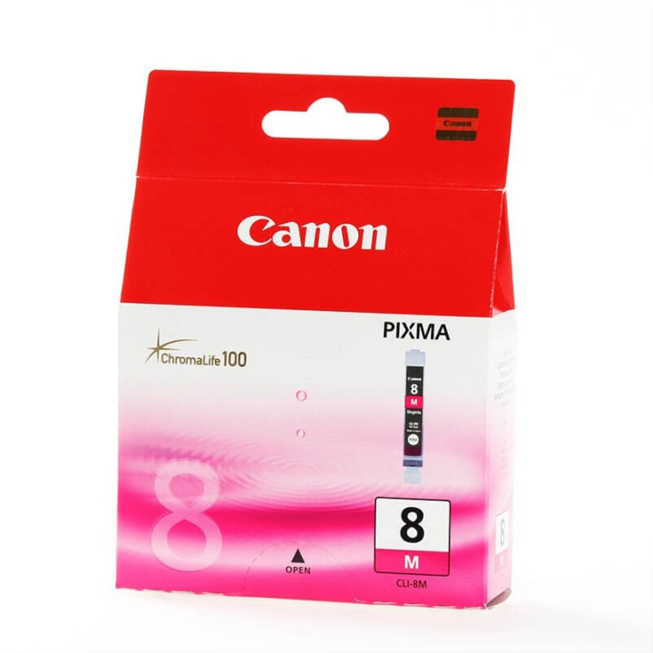 Canon Musteet 0622B001 CLI-8 Magenta ryhmässä TIETOKOONET & TARVIKKEET / Tulostimet & Tarvikkeet / Musteet ja väriaineet / Mustepatruunat / Canon @ TP E-commerce Nordic AB (C15970)