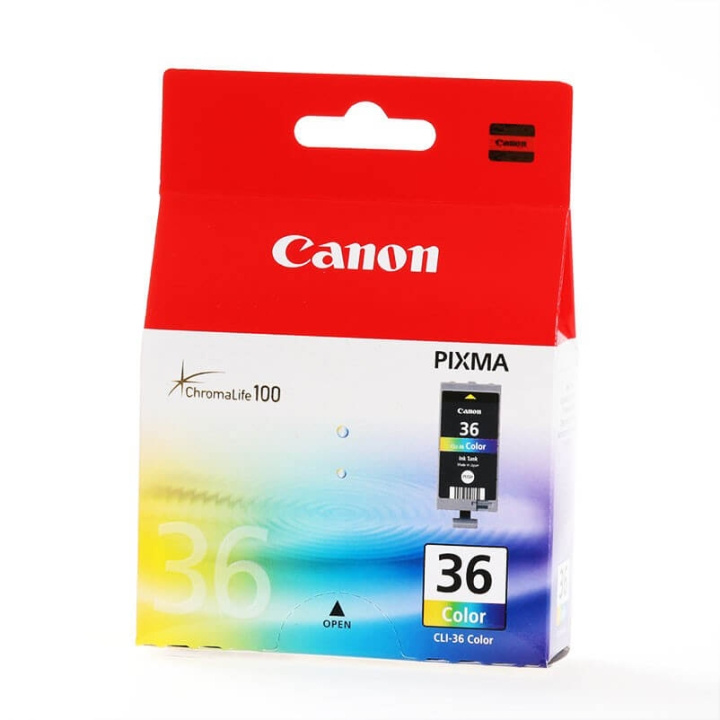 Canon Musteet 1511B001 CLI-36 Väri ryhmässä TIETOKOONET & TARVIKKEET / Tulostimet & Tarvikkeet / Musteet ja väriaineet / Mustepatruunat / Canon @ TP E-commerce Nordic AB (C15988)