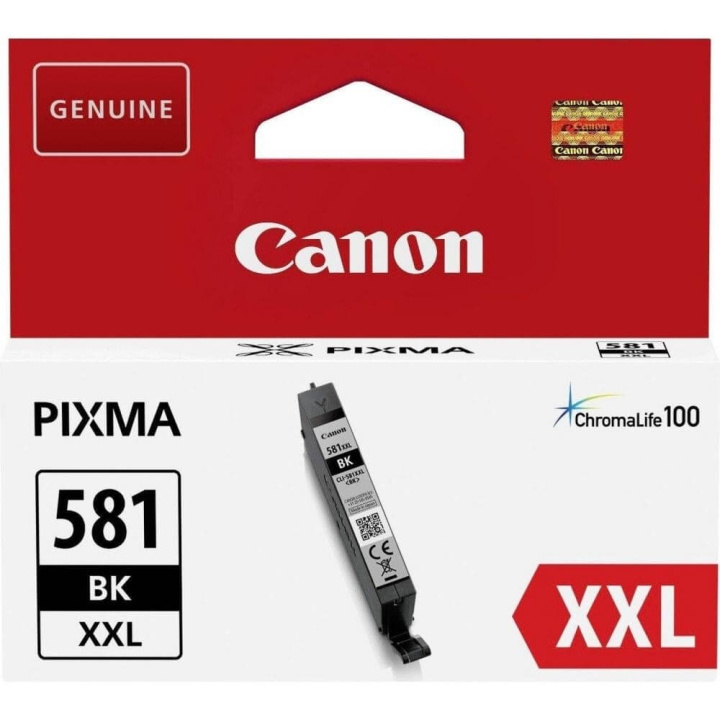 Canon Musteet 1998C001 CLI-581XXL Musta ryhmässä TIETOKOONET & TARVIKKEET / Tulostimet & Tarvikkeet / Musteet ja väriaineet / Mustepatruunat / Canon @ TP E-commerce Nordic AB (C15993)