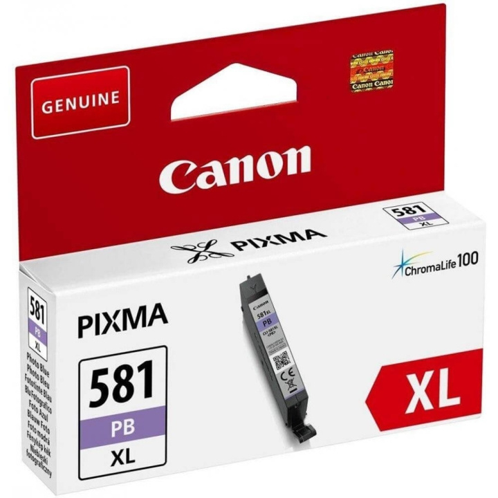 Canon Musteet 2053C001 CLI-581XL Photo Blue ryhmässä TIETOKOONET & TARVIKKEET / Tulostimet & Tarvikkeet / Musteet ja väriaineet / Mustepatruunat / Canon @ TP E-commerce Nordic AB (C16002)