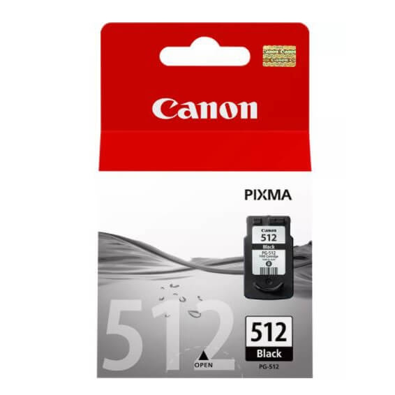 Canon Musteet 2969B001 PG-512 Musta ryhmässä TIETOKOONET & TARVIKKEET / Tulostimet & Tarvikkeet / Musteet ja väriaineet / Mustepatruunat / Canon @ TP E-commerce Nordic AB (C16042)