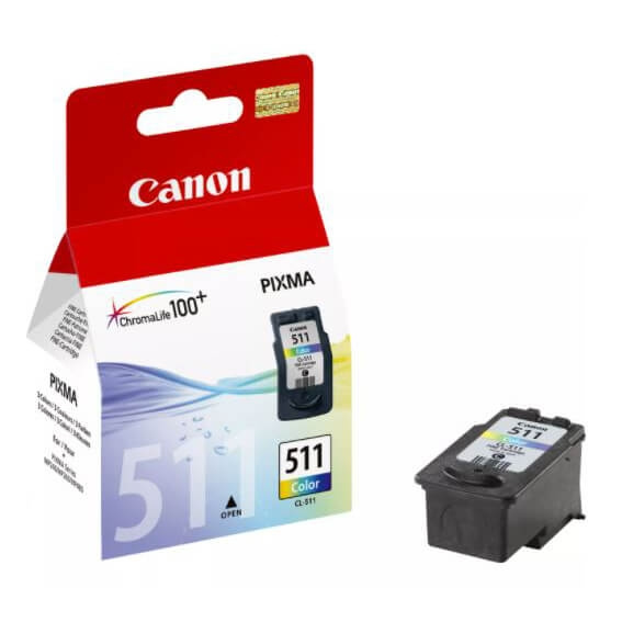 Canon Musteet 2972B001 CL-511 Väri ryhmässä TIETOKOONET & TARVIKKEET / Tulostimet & Tarvikkeet / Musteet ja väriaineet / Mustepatruunat / Canon @ TP E-commerce Nordic AB (C16046)