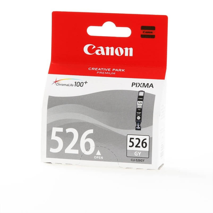 Canon Musteet 4544B001 CLI-526 Harmaa ryhmässä TIETOKOONET & TARVIKKEET / Tulostimet & Tarvikkeet / Musteet ja väriaineet / Mustepatruunat / Canon @ TP E-commerce Nordic AB (C16068)