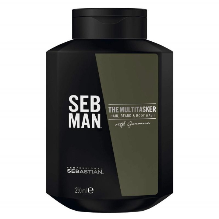 Sebastian SEB Man The Multitasker 3in1 Wash 250ml ryhmässä KAUNEUS JA TERVEYS / Hiukset &Stailaus / Hiustenhoito / Shampoo @ TP E-commerce Nordic AB (C16132)