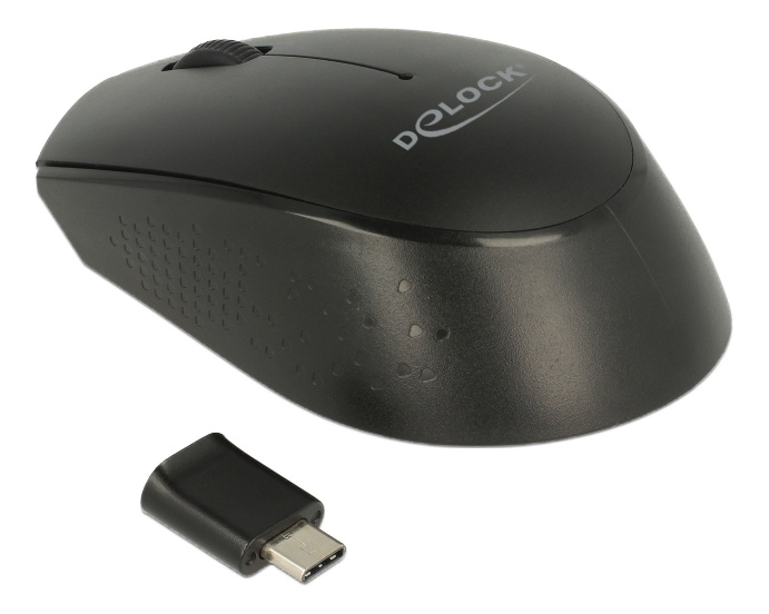 Optical 3-button mini mouse USB Type-C 2.4 GHz wireless ryhmässä TIETOKOONET & TARVIKKEET / Hiiret & Näppäimistöt / Hiiret / Langattomat @ TP E-commerce Nordic AB (C16153)