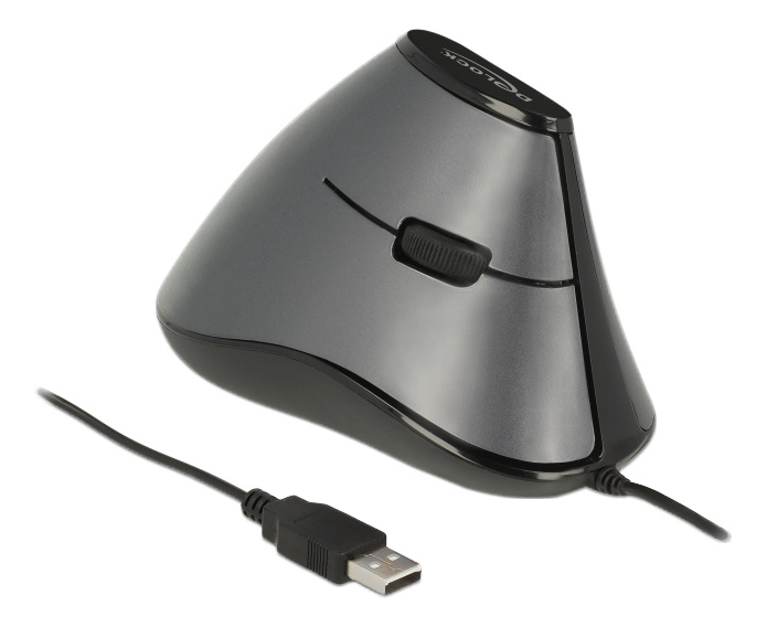 Ergonomic vertical optical 5-button USB mouse ryhmässä TIETOKOONET & TARVIKKEET / Hiiret & Näppäimistöt / Hiiret / Langalliset @ TP E-commerce Nordic AB (C16154)