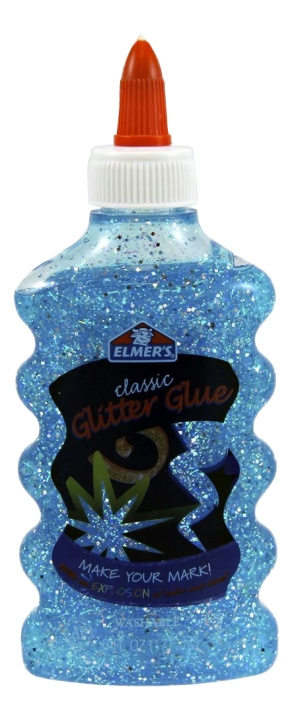 ELMER\'S Glitter Glue Blue, 177ml ryhmässä LELUT, TUOTTEET LAPSILLE JA VAUVOILLE / Leikkikalut, Askartelu &Pelit / Käsityöt @ TP E-commerce Nordic AB (C16166)