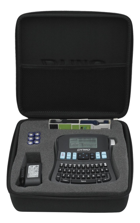 DYMO® LabelManager 210 labelmaker Kit Qwerty, Etikettsskrivare ryhmässä TIETOKOONET & TARVIKKEET / Tulostimet & Tarvikkeet / Tulostimet / Viivakoodi- ja etikettitulostimet @ TP E-commerce Nordic AB (C16173)