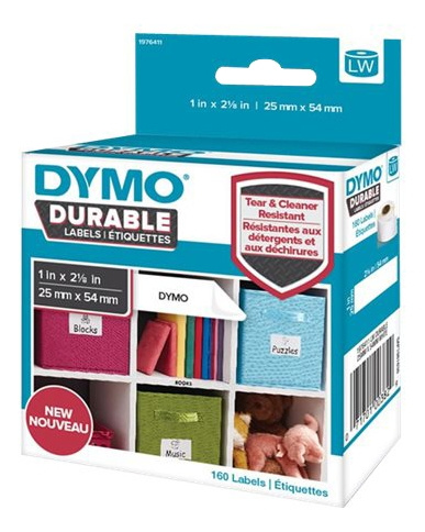 DYMO LW Durable small multi-purpose 25mm x 54mm liten box, 160 etiketter ryhmässä TIETOKOONET & TARVIKKEET / Tulostimet & Tarvikkeet / Tulostimet / Tarratulostimet & Tarvikkeet / Etiketit @ TP E-commerce Nordic AB (C16183)