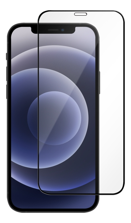 Essentials iPhone 12 mini, Tempered Glass, full fit, Black ryhmässä ÄLYPUHELIMET JA TABLETIT / Puhelimen suojakotelo / Apple / iPhone 12 Mini / Näytönsuoja @ TP E-commerce Nordic AB (C16204)