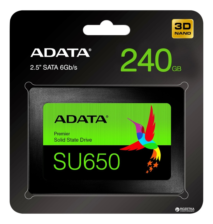 ADATA SU650 240GB SSD ryhmässä TIETOKOONET & TARVIKKEET / Tietokoneen komponentit / Kovalevyt / SSD @ TP E-commerce Nordic AB (C16238)