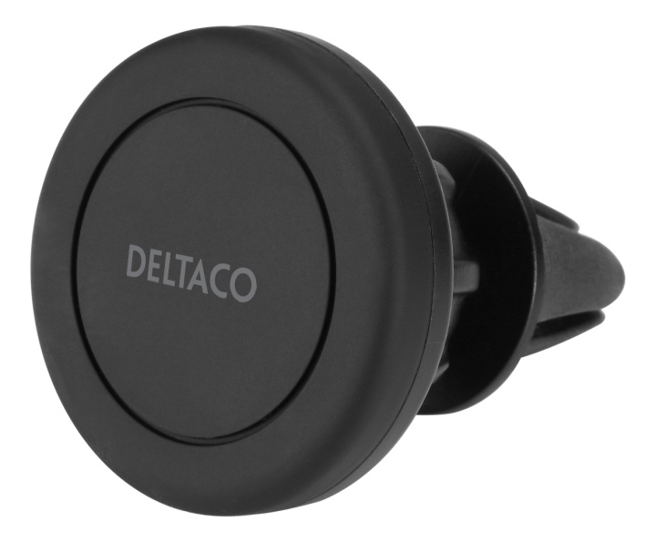 DELTACO magnetic adjustable car holder, air vent, for mobile, black ryhmässä AUTO / Matkapuhelinteline / Matkapuhelinteline Älypuhelimille @ TP E-commerce Nordic AB (C16309)