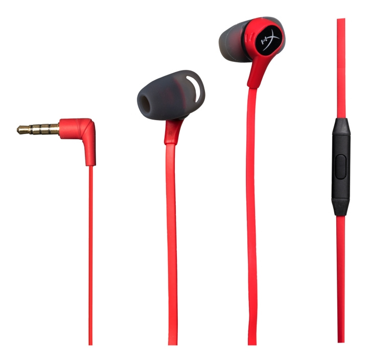 HyperX Cloud Earbuds Red HX-HSCEB-RD ryhmässä KODINELEKTRONIIKKA / Ääni & Kuva / Kuulokkeet & Tarvikkeet / Kuulokkeet @ TP E-commerce Nordic AB (C16476)