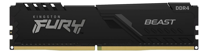 Kingston 8GB 2666MHz DDR4 CL16 DIMM FURY Beast Black ryhmässä TIETOKOONET & TARVIKKEET / Tietokoneen komponentit / RAM-muistit / DDR4 @ TP E-commerce Nordic AB (C16705)