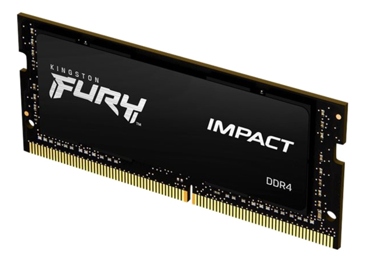 Kingston 32GB 2666MHz DDR4 CL16 SODIMM FURY Impact ryhmässä TIETOKOONET & TARVIKKEET / Tietokoneen komponentit / RAM-muistit / DDR4 SoDimm @ TP E-commerce Nordic AB (C16726)