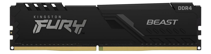 Kingston FURY Beast DDR4 3200 MHz CL16 8 Gt -muistimoduli ryhmässä TIETOKOONET & TARVIKKEET / Tietokoneen komponentit / RAM-muistit / DDR4 @ TP E-commerce Nordic AB (C16735)