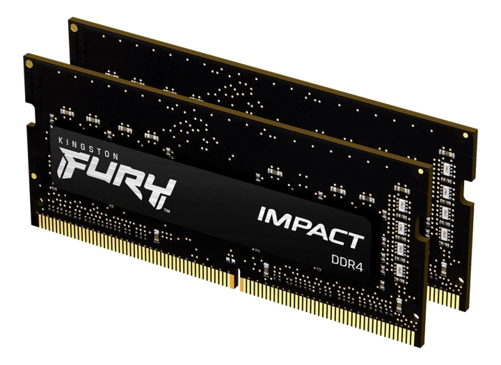 Kingston 16GB 3200MHz DDR4 CL20 SODIMM (Kit of 2) FURY Impact ryhmässä TIETOKOONET & TARVIKKEET / Tietokoneen komponentit / RAM-muistit / DDR4 SoDimm @ TP E-commerce Nordic AB (C16777)