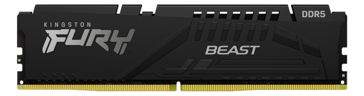 Kingston 16GB 4800MHz DDR5 CL38 DIMM FURY Beast Black ryhmässä TIETOKOONET & TARVIKKEET / Tietokoneen komponentit / RAM-muistit / DDR5 @ TP E-commerce Nordic AB (C16865)
