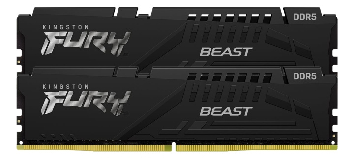 Kingston 32GB 5200MHz DDR5 CL40 DIMM (Kit of 2) FURY Beast Black ryhmässä TIETOKOONET & TARVIKKEET / Tietokoneen komponentit / RAM-muistit / DDR5 @ TP E-commerce Nordic AB (C16868)