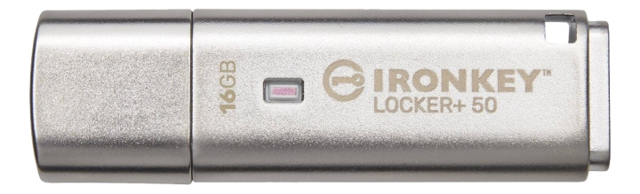 Kingston 16GB IKLP50 AES USB, w/256bit ryhmässä KODINELEKTRONIIKKA / Tallennusvälineet / USB-muistitikku / USB 3.2 @ TP E-commerce Nordic AB (C16931)