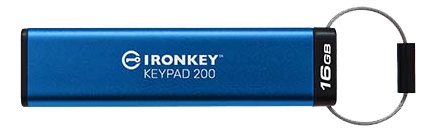 Kingston 16GB IronKey Keypad 200, FIPS 140-3 Lvl 3 (Pending) AES-256 ryhmässä KODINELEKTRONIIKKA / Tallennusvälineet / USB-muistitikku / USB 3.2 @ TP E-commerce Nordic AB (C16947)