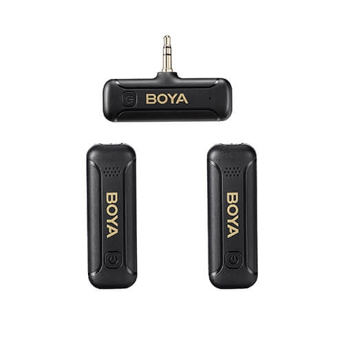 BOYA Wireless Microphone x2 BY-WM3T2-M2 3.5mm TRS ryhmässä TIETOKOONET & TARVIKKEET / Tietokonetarvikkeet / Mikrofonit @ TP E-commerce Nordic AB (C16997)