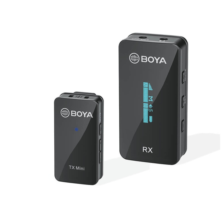 BOYA Wireless Microphone x1 BY-XM6-S1 Mini 3.5mm ryhmässä TIETOKOONET & TARVIKKEET / Tietokonetarvikkeet / Mikrofonit @ TP E-commerce Nordic AB (C16998)