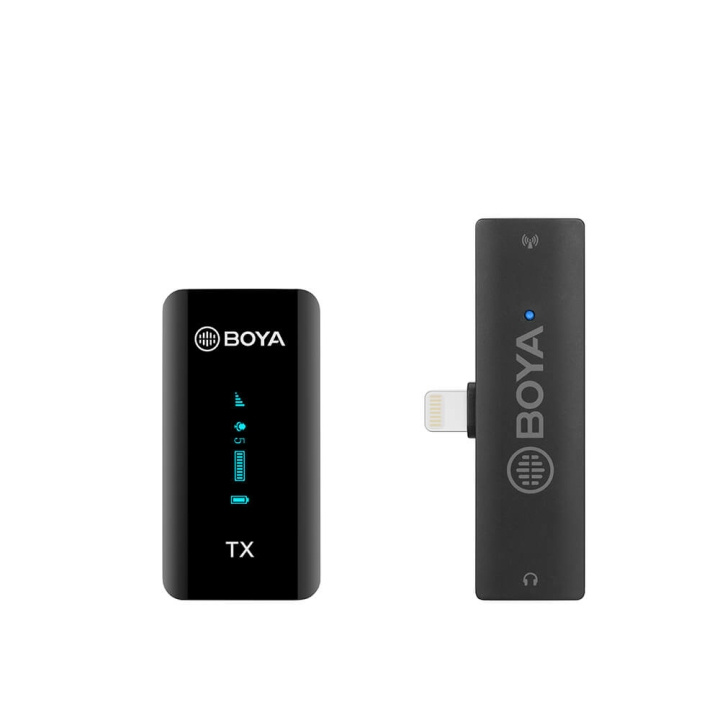 BOYA Wireless Microphone x1 BY-XM6-S3 Lightning ryhmässä TIETOKOONET & TARVIKKEET / Tietokonetarvikkeet / Mikrofonit @ TP E-commerce Nordic AB (C17000)