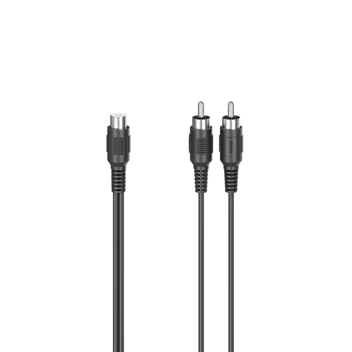 Hama Adapter Audio Subwoofer 2x RCA Plugs to RCA Socket ryhmässä KODINELEKTRONIIKKA / Kaapelit & Sovittimet / RCA / Sovittimet @ TP E-commerce Nordic AB (C17010)