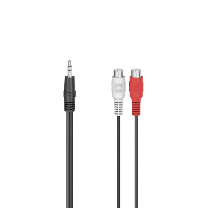 Hama Adapter Audio 2x RCA Sockets to 3.5 Jack Plug ryhmässä KODINELEKTRONIIKKA / Kaapelit & Sovittimet / Analoginen ääni / Sovittimet @ TP E-commerce Nordic AB (C17011)