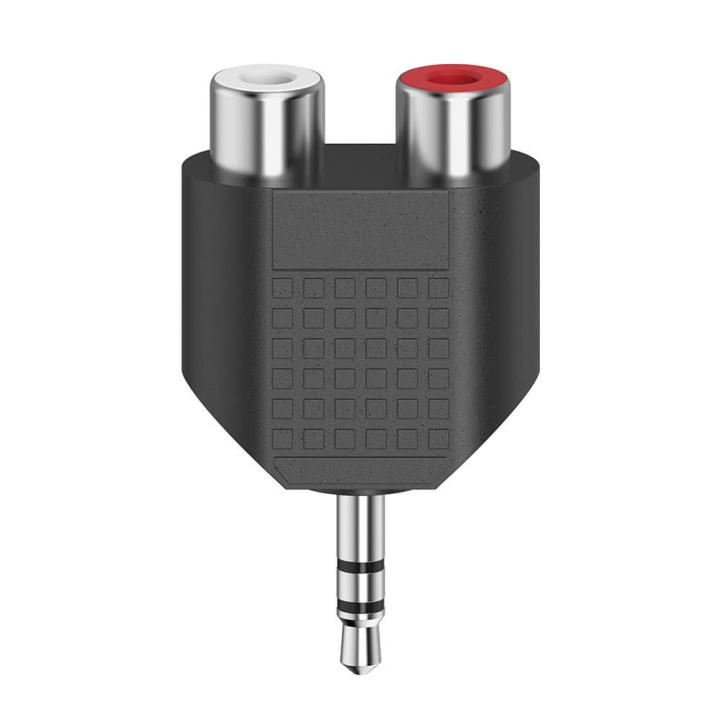 Hama Adapter Audio 2x RCA Socket to 3.5 Jack ryhmässä KODINELEKTRONIIKKA / Kaapelit & Sovittimet / RCA / Sovittimet @ TP E-commerce Nordic AB (C17013)