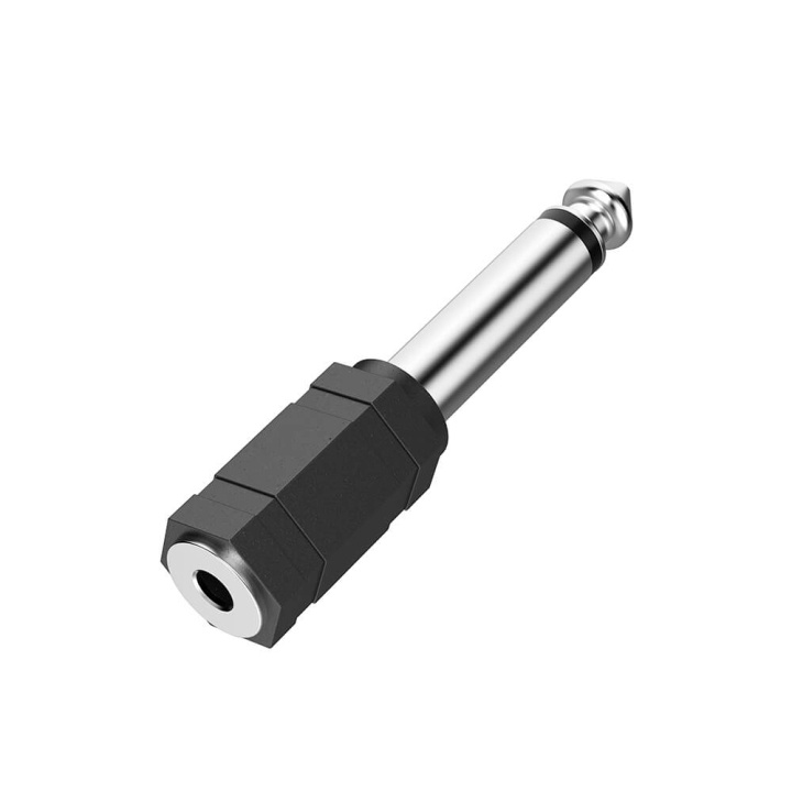 Hama Adapter Audio 3.5 to 6.3 Female to Male Mono ryhmässä KODINELEKTRONIIKKA / Kaapelit & Sovittimet / Analoginen ääni / Sovittimet @ TP E-commerce Nordic AB (C17020)