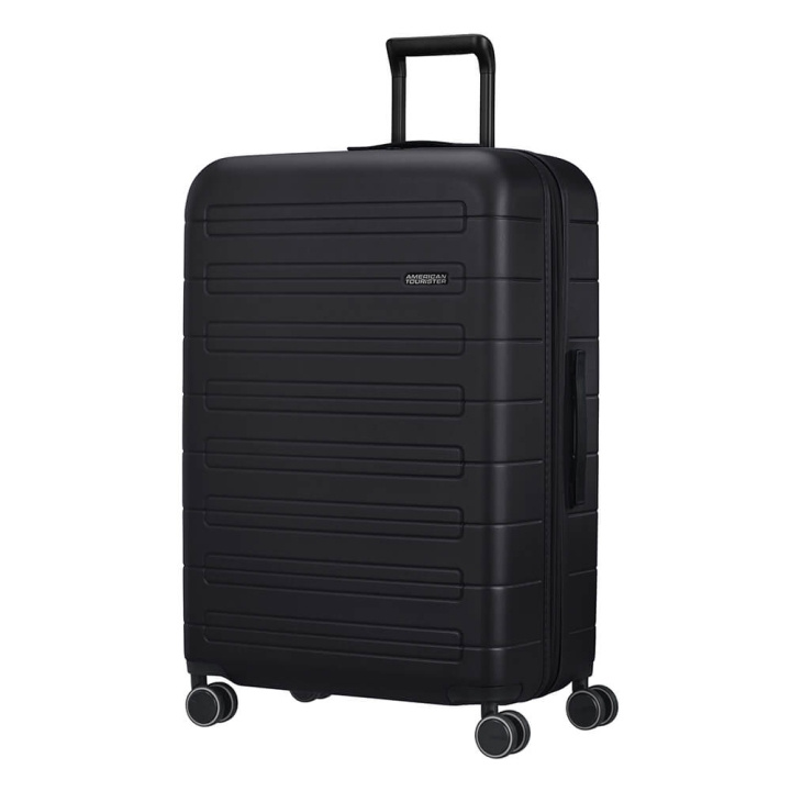 AMERICAN TOURISTER Nova Stream Spinner 77/28 Expand Black ryhmässä URHEILU, VAPAA-AIKA JA HARRASTUS / Matkailutarvikkeet / Matkalaukut @ TP E-commerce Nordic AB (C17066)