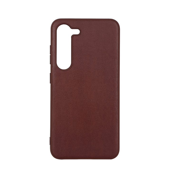 Buffalo Back cover PU Samsung S23 5G Brown ryhmässä ÄLYPUHELIMET JA TABLETIT / Puhelimen suojakotelo / Samsung @ TP E-commerce Nordic AB (C17078)