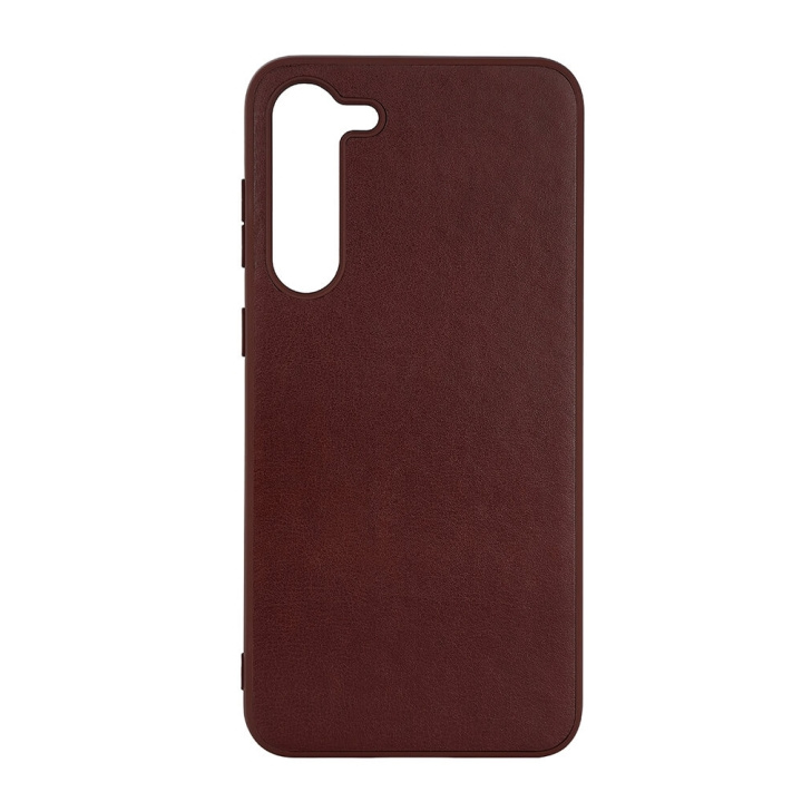 Buffalo Back cover PU Samsung S23+ 5G Brown ryhmässä ÄLYPUHELIMET JA TABLETIT / Puhelimen suojakotelo / Samsung @ TP E-commerce Nordic AB (C17079)