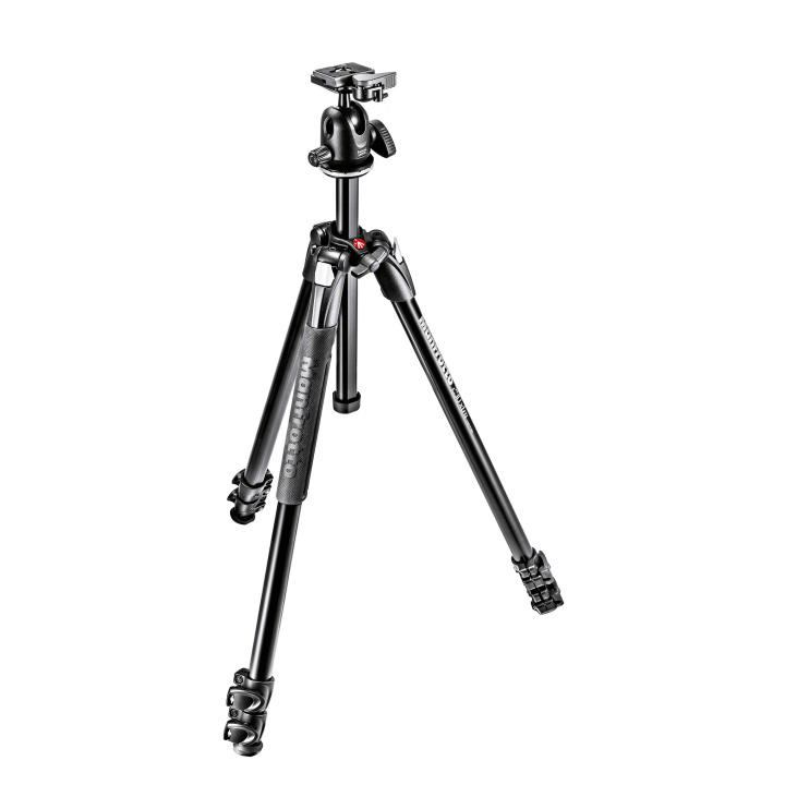 Manfrotto Stativkit 290 Xtra 496RC2 Kulled Alu ryhmässä KODINELEKTRONIIKKA / Valokuvat & Videot / Valokuvauslaitteet / Kolmijalka @ TP E-commerce Nordic AB (C17106)