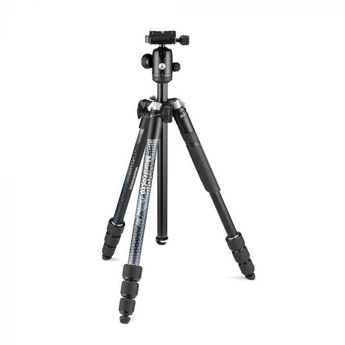 Manfrotto Stativkit Element MII Kulled Alu Svart ryhmässä KODINELEKTRONIIKKA / Valokuvat & Videot / Valokuvauslaitteet / Kolmijalka @ TP E-commerce Nordic AB (C17120)