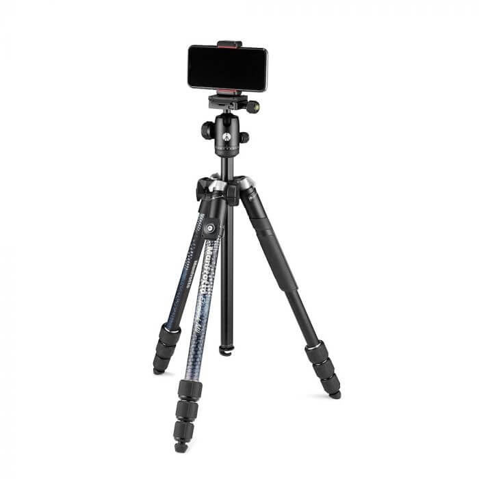 Manfrotto Stativkit Element MII Mobil BT Kulled Alu Svart ryhmässä KODINELEKTRONIIKKA / Valokuvat & Videot / Valokuvauslaitteet / Kolmijalka @ TP E-commerce Nordic AB (C17121)