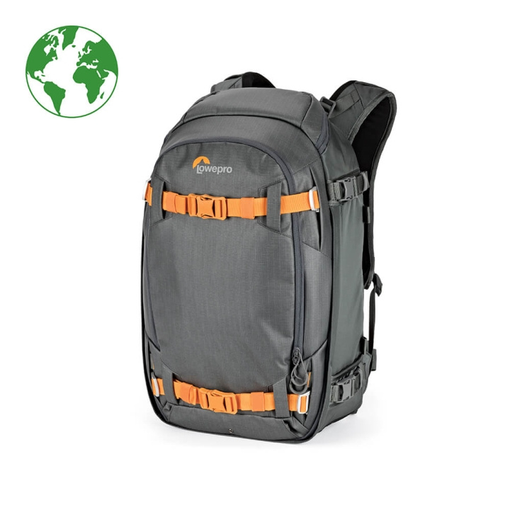 LOWEPRO Backpack Whistler BP 350 AW II GL Grey ryhmässä KODINELEKTRONIIKKA / Valokuvat & Videot / Valokuvauslaitteet / Kameralaukut @ TP E-commerce Nordic AB (C17187)